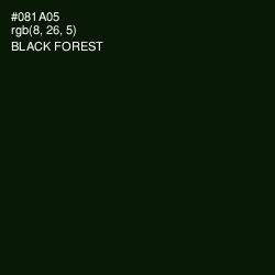 #081A05 - Black Forest Color Image